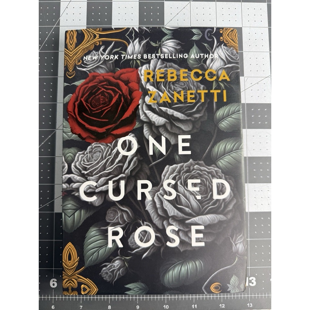 One Cursed Rose Book by Rebecca Zanetti Limited Special Edition Hardcover!